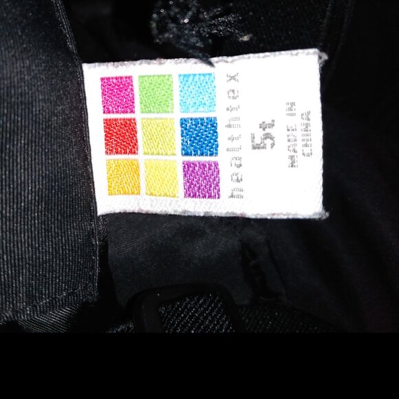 Vintage Healthtex Black Childs Snow Pants/ Overall size 5t - Picture 9 of 9